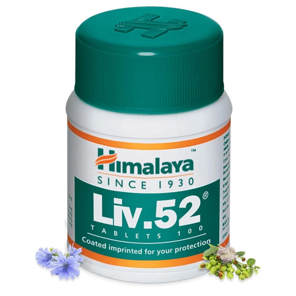 Himalaya Liv.52 Herbal Supplement Tablets - 100 Counts