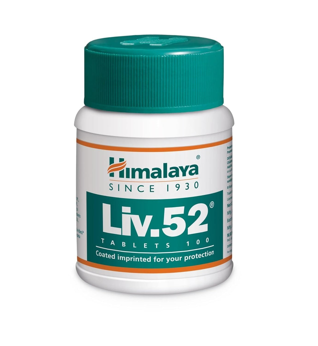 Himalaya Liv.52 Herbal Supplement Tablets - 100 Counts