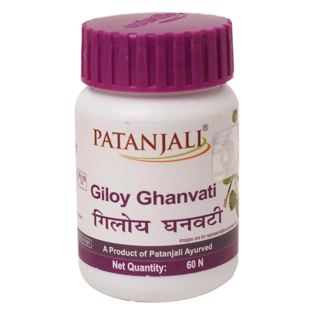 Patanjali Giloy Ghanvati | Ayurvedic Immunity Booster & Fever Relief Tablets
