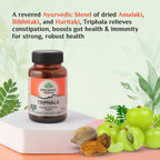 Organic India Triphala Capsules | Certified Organic Digestive Detox & Gut Health Supplement - Swadesiicart