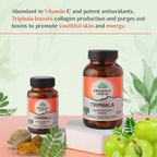Organic India Triphala Capsules | Certified Organic Digestive Detox & Gut Health Supplement - Swadesiicart