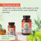 Organic India Triphala Capsules | Certified Organic Digestive Detox & Gut Health Supplement - Swadesiicart