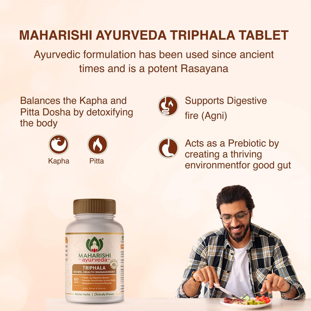 Maharishi Ayurveda Triphala Tablets - Swadesiicart