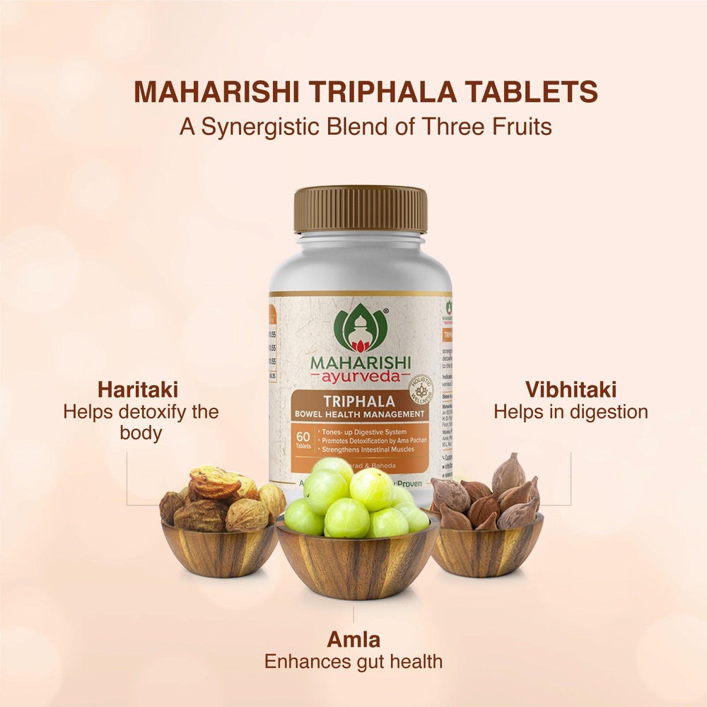 Maharishi Ayurveda Triphala Tablets - Swadesiicart