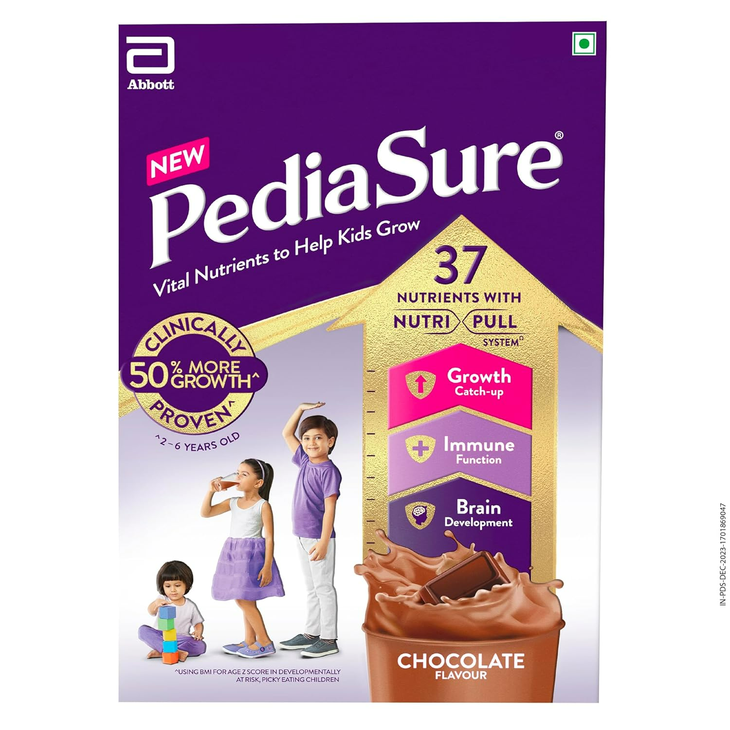 Pediasure Health and Nutrition Drink Powder for Kids Growth (Premium Chocolate) | Grocsy