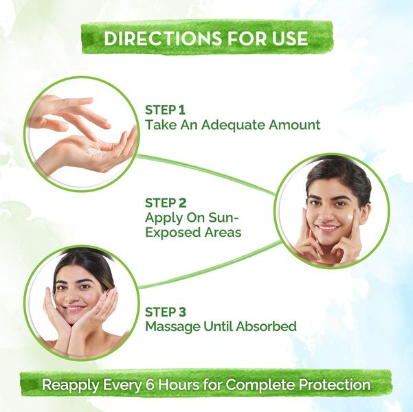 Mamaearth Vitamin C Daily Glow Sunscreen SPF 50 PA+++ for Sun Protection & Glow | Grocsy