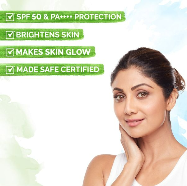 Mamaearth Vitamin C Daily Glow Sunscreen SPF 50 PA+++ for Sun Protection & Glow | Grocsy