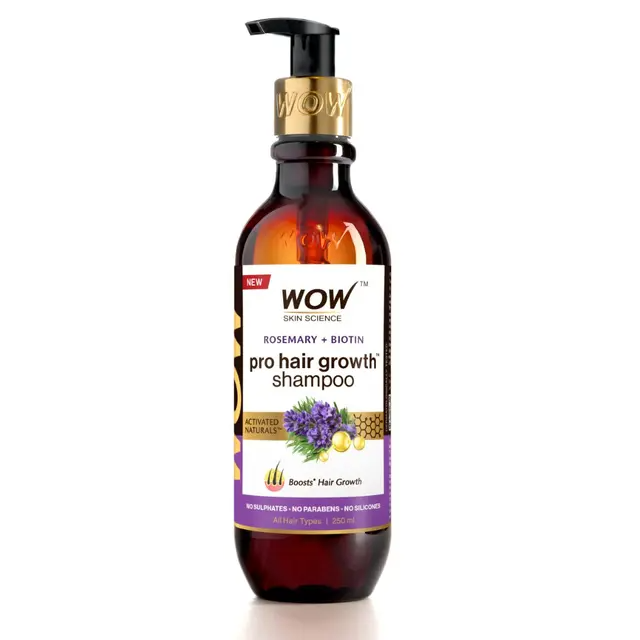 Wow Skin Science Rosemary With Biotin Hair Growth Shampoo | Grocsy