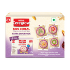 Nestle Ceregrow Kids (2-6 yrs) Cereal-Multigrain, Milk & Fruits, Rich in Iron, Calcium & Protein | Grocsy