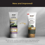 Wow Skin Science Charcoal & Hyaluronic Acid Detox Face Scrub | Grocsy