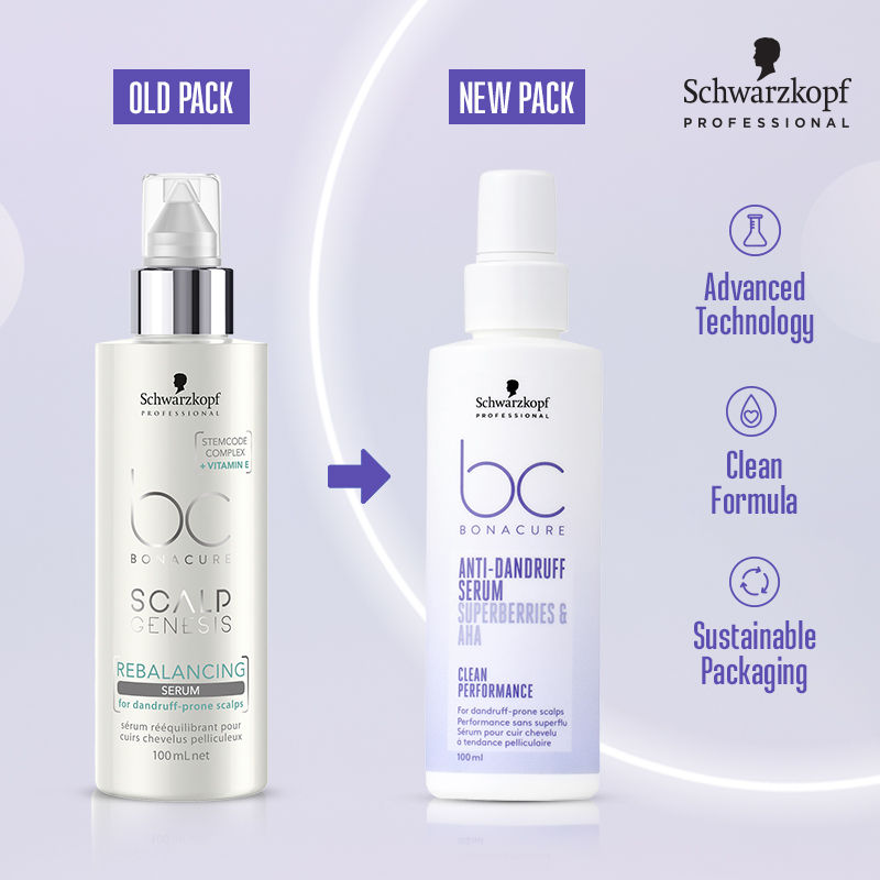 Schwarzkopf Professional Bonacure Anti-Dandruff Serum with Superberries & AHA | Grocsy