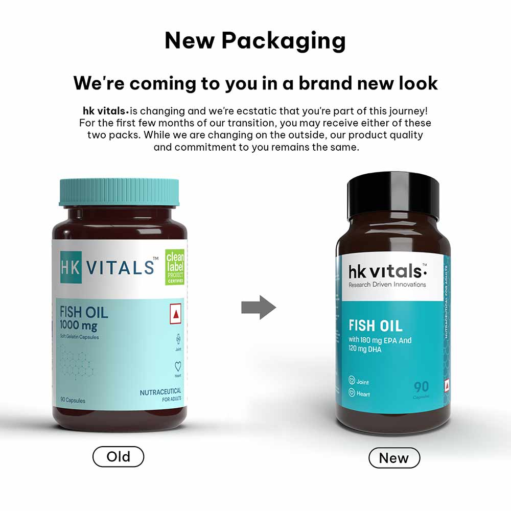 HK Vitals Fish Oil Capsules | Grocsy
