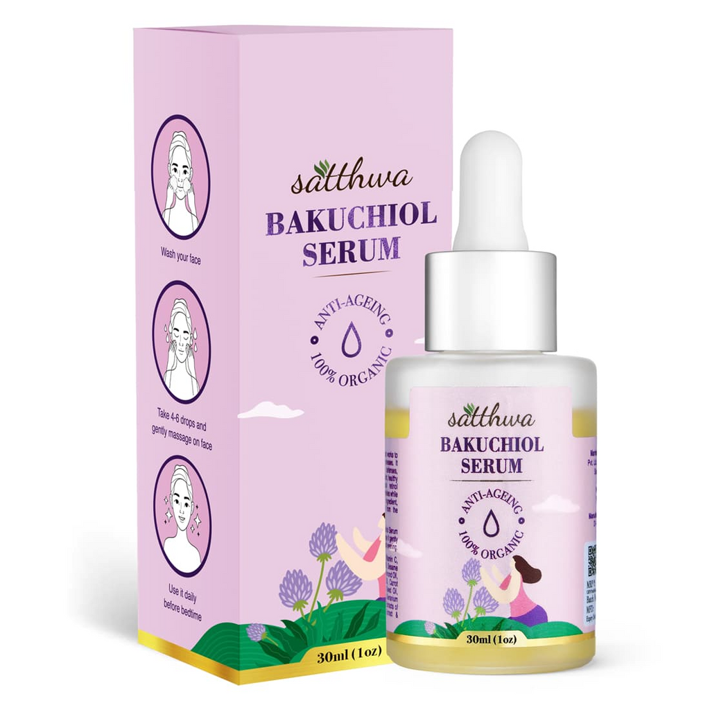 Satthwa Bakuchiol Serum For Even Skin Tone | Grocsy