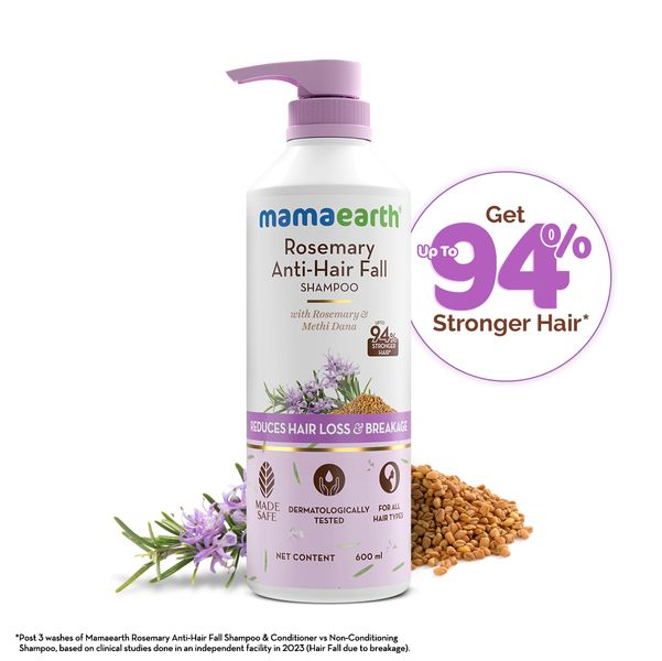 Mamaearth Rosemary Anti Hair Fall Shampoo | Grocsy