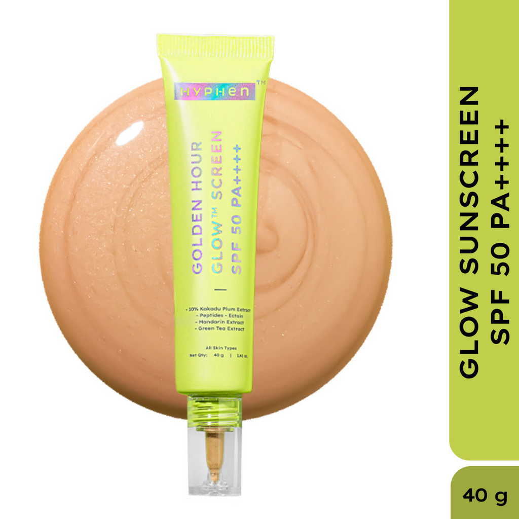 Hyphen Golden Hour Glow Sunscreen SPF 50 PA++++ | Grocsy
