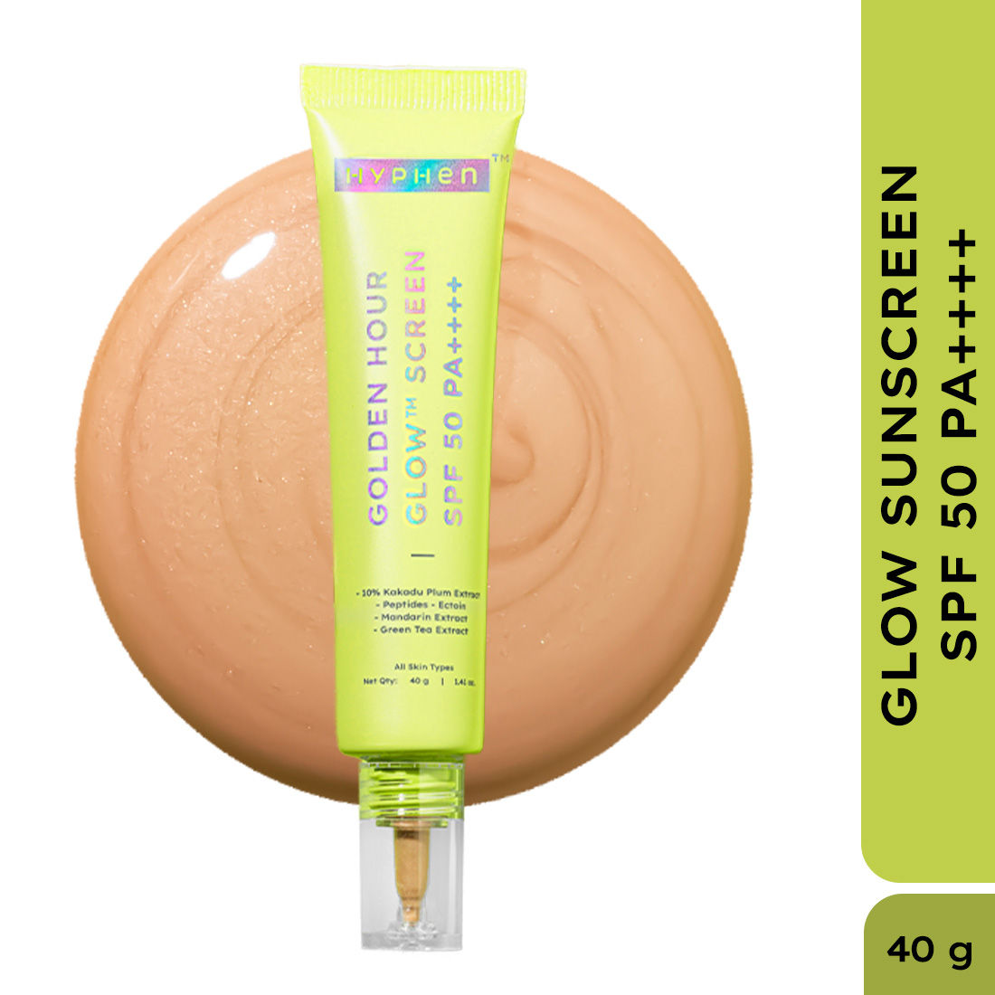 Hyphen Golden Hour Glow Sunscreen SPF 50 PA++++ | Grocsy
