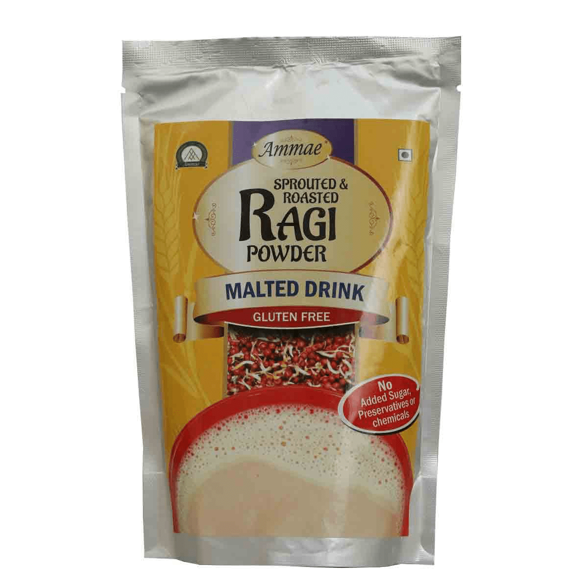 Ammae Sprouted and Roasted Ragi Powder Instant Mix | Grocsy