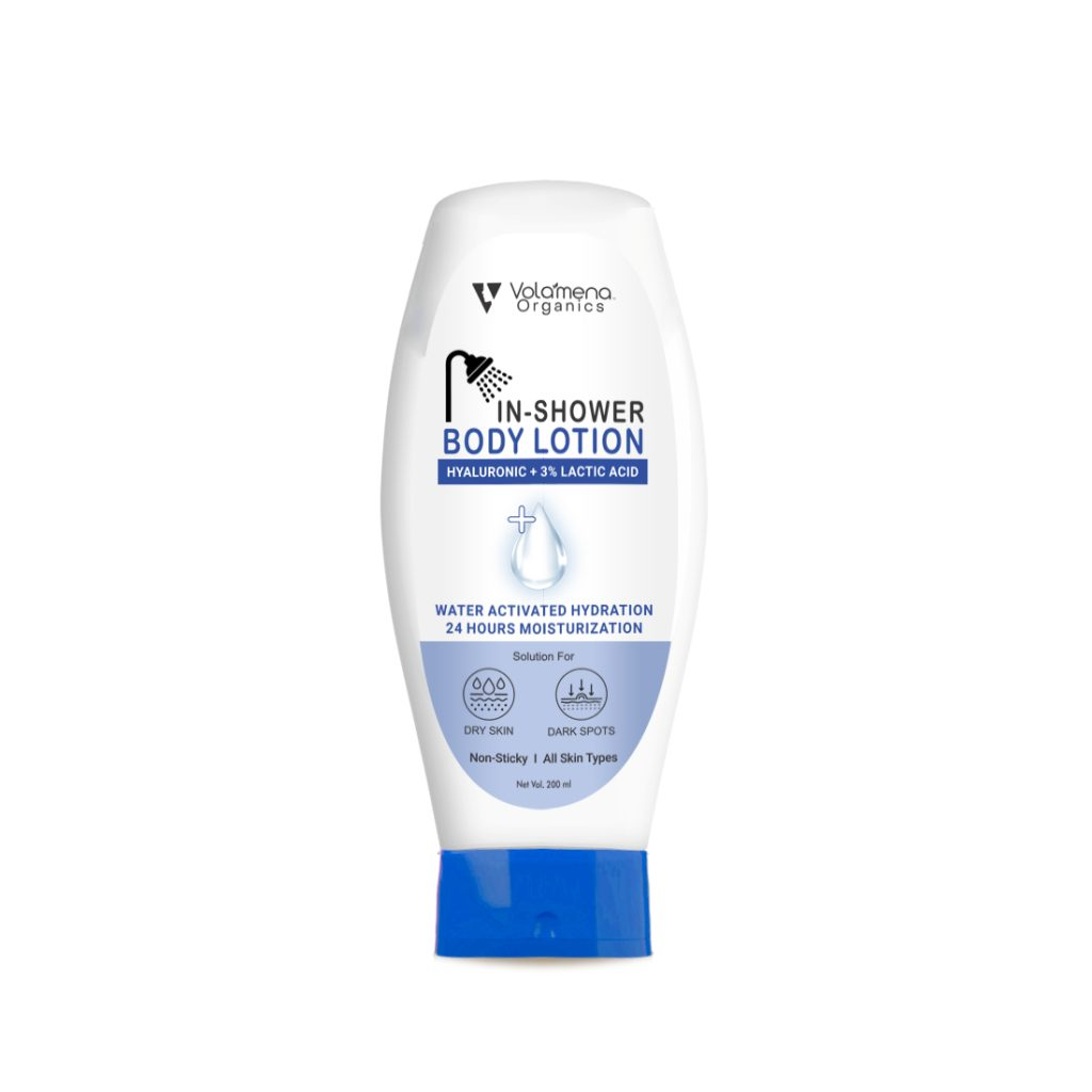 Volamena Hyluronic + Lactic Acid In-Shower Body Lotion With Aloevera | Grocsy