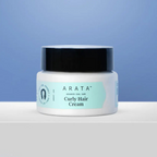Arata Curly Hair Cream For Curl Definition With Abyssinian Seed Oil & Shea Butter | Grocsy