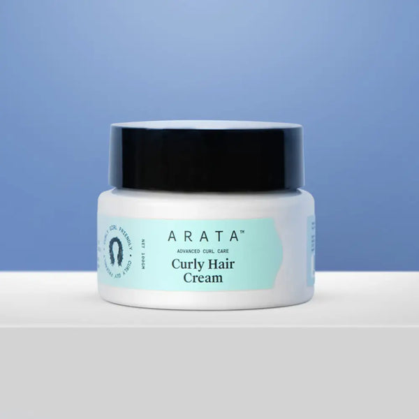 Arata Curly Hair Cream For Curl Definition With Abyssinian Seed Oil & Shea Butter | Grocsy