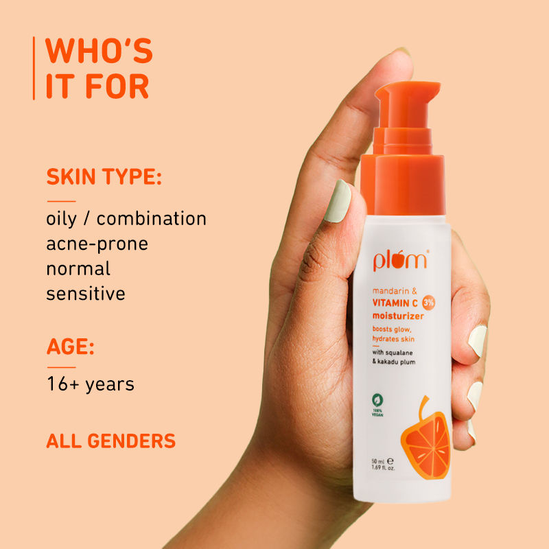 Plum 3% Vitamin C Moisturizer with Mandarin | Grocsy