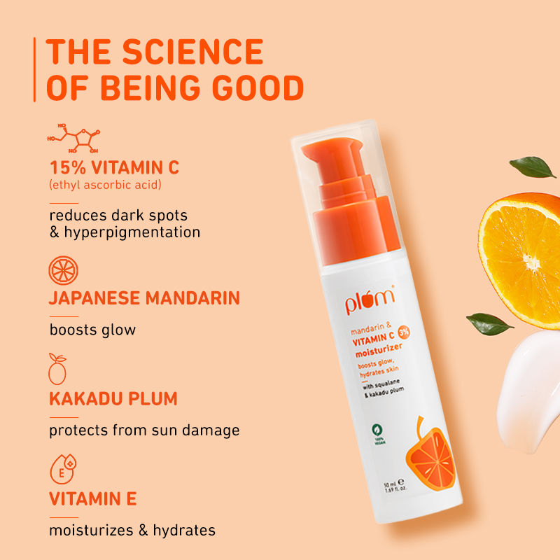 Plum 3% Vitamin C Moisturizer with Mandarin | Grocsy