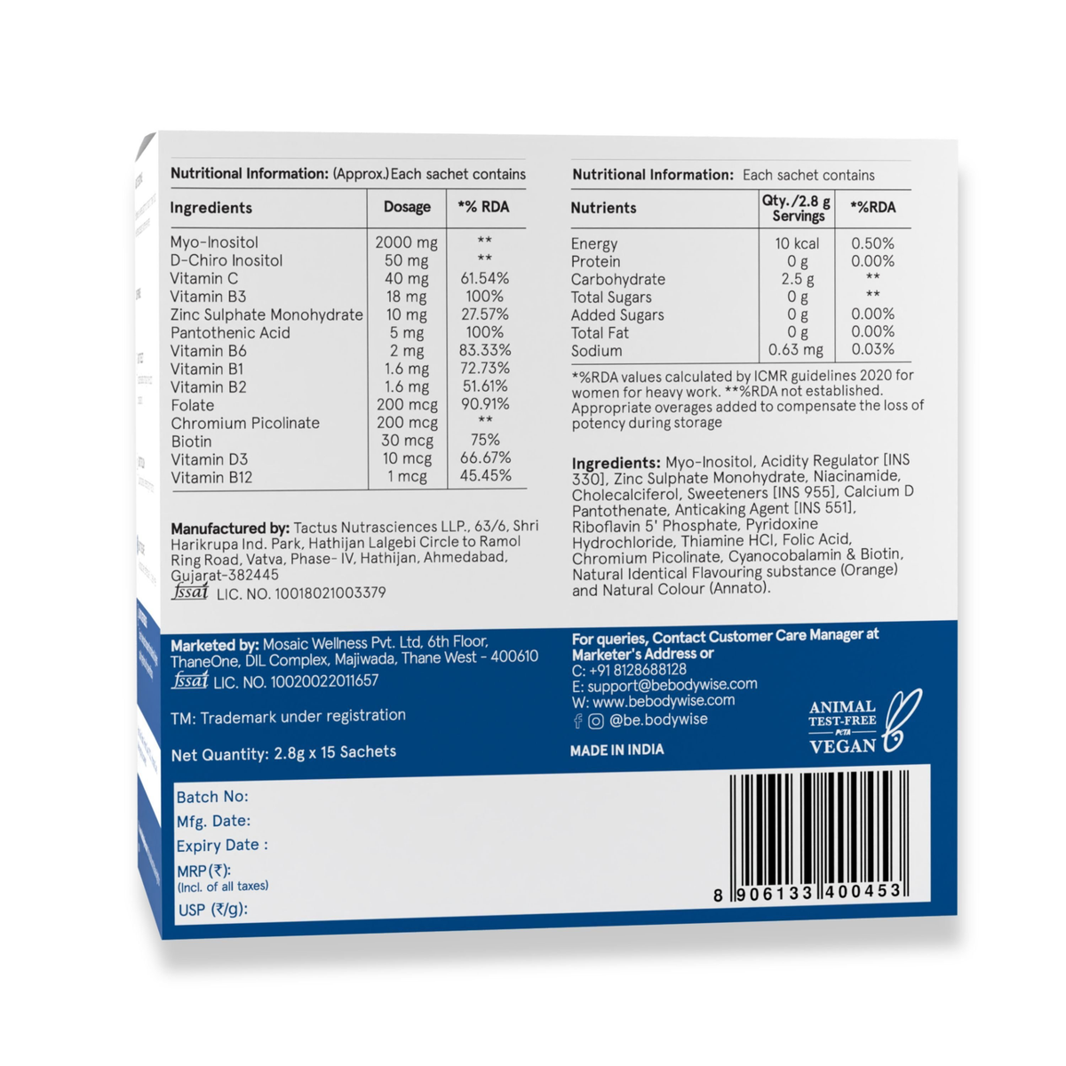 BeBodywise PCOS Superfood For Women | Grocsy