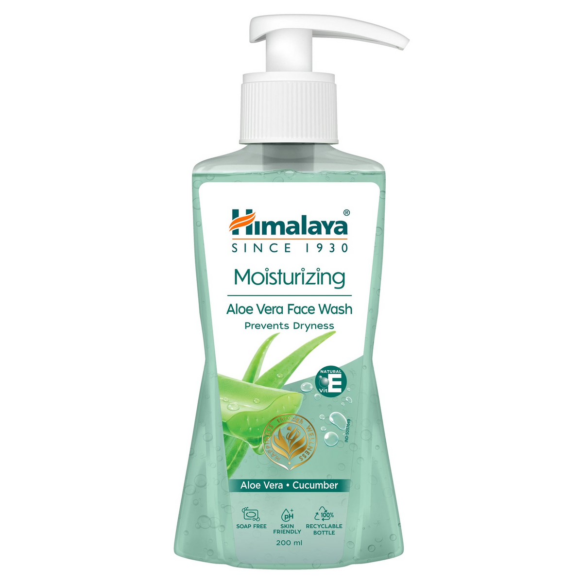 Himalaya Moisturizing Aloe Vera Face Wash | Gentle Hydrating Cleanser for Dry & Normal Skin - Swadesiicart