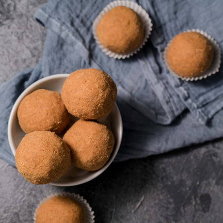 Vellanki Foods Bellam Sunnundalu (Jaggery) | Traditional & Healthy Sunnundalu made with with Urad Dal, Ghee & Jaggery | Grocsy