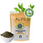Alps Goodness Henna Based Hair Color Powder - Black | Grocsy
