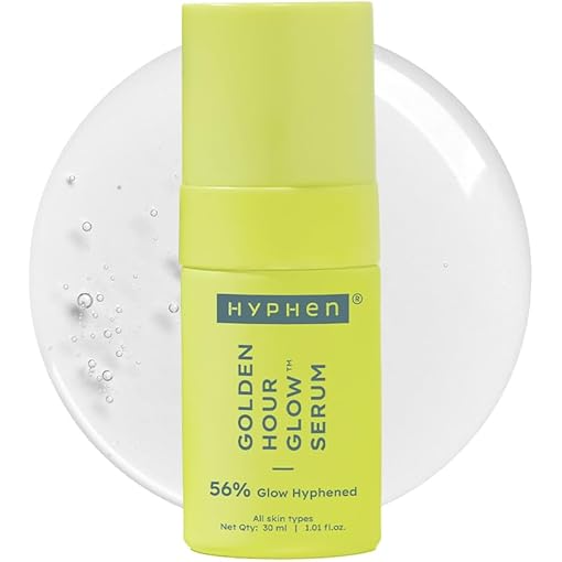 Hyphen By Kriti Sanon Golden Hour Glow Serum With Niacinamide, Alpha Arbutin, Hyaluronic Acid & Kakadu Plum, For Men & Women | Grocsy