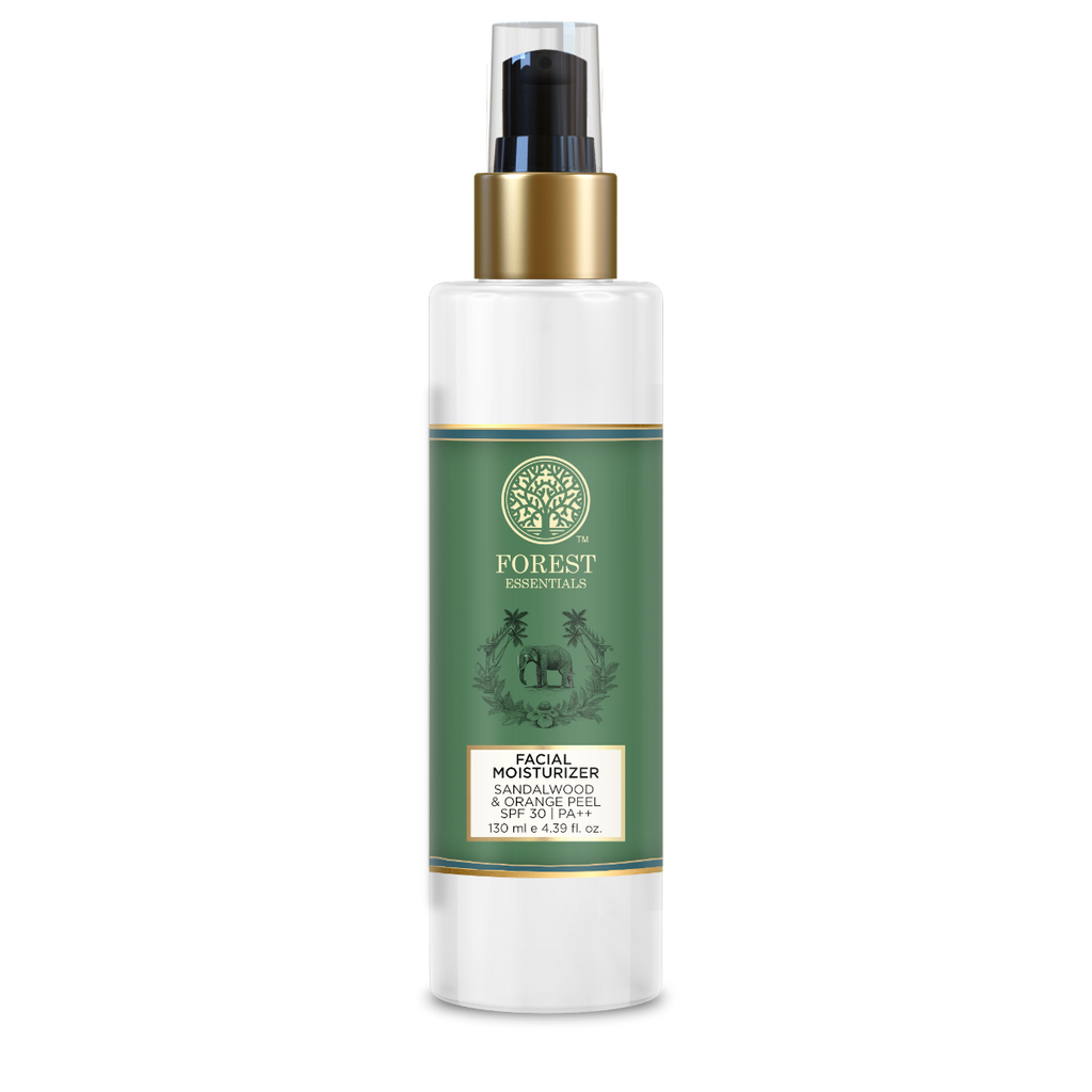 Forest Essentials Hydrating Facial Moisturizer Sandalwood & Orange Peel With SPF 30, PA ++ | Grocsy