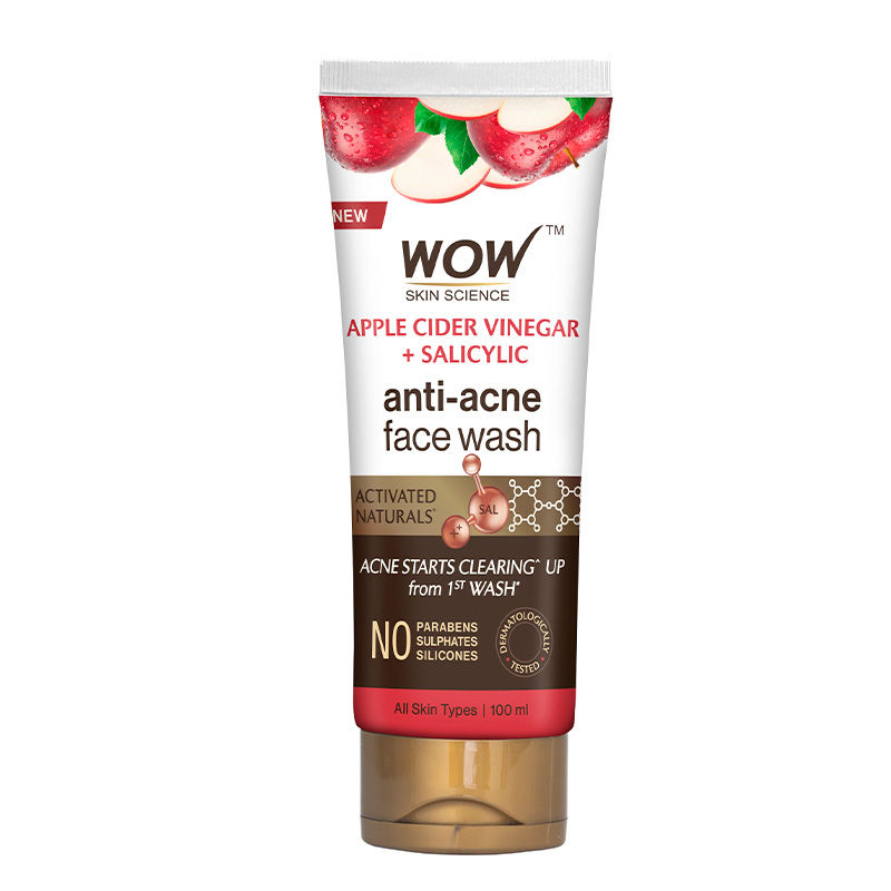 Wow Skin Science Apple Cider Vinegar Face Wash | Grocsy