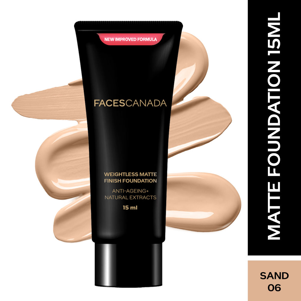 Faces Canada Weightless Matte Finish Foundation-Sand 06 | Grocsy