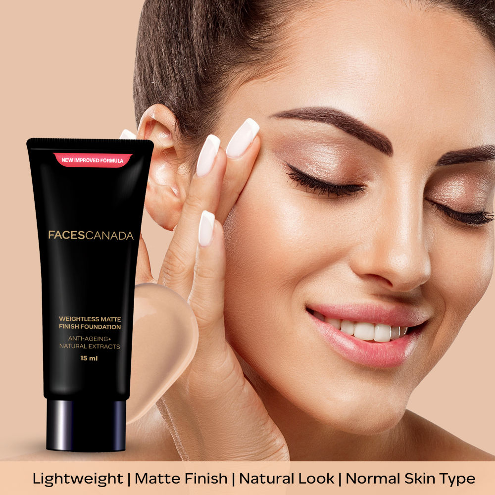 Faces Canada Weightless Matte Finish Foundation-Sand 06 | Grocsy