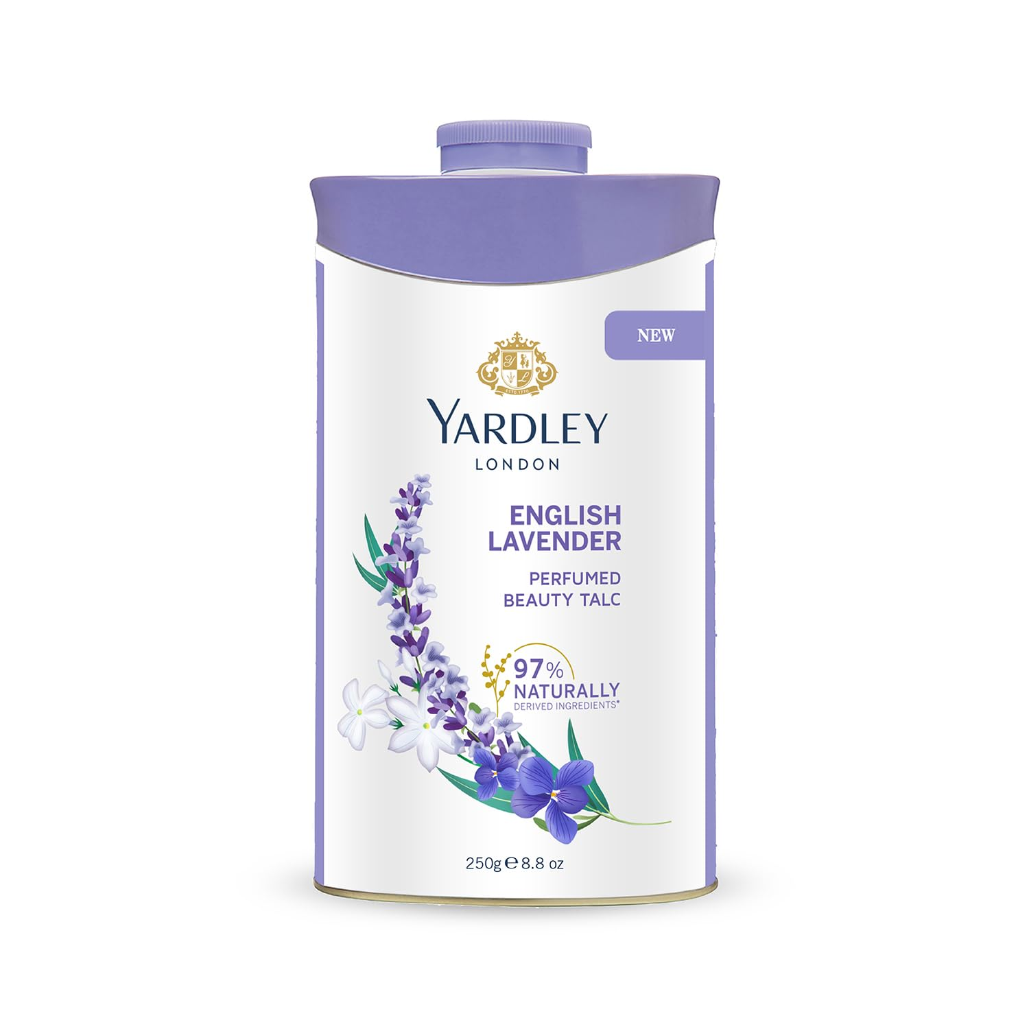 Yardley London English Lavender Perfumed Deodorizing Talc Talcum Powder | Grocsy