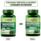 Himalayan Organics Magnesium Citrate+Glycinate Tablets (1660mg)