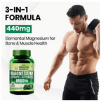 Himalayan Organics Magnesium Citrate+Glycinate Tablets (1660mg)