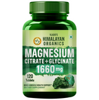 Himalayan Organics Magnesium Citrate+Glycinate Tablets (1660mg)