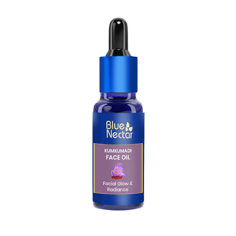 Blue Nectar Kumkumadi Tailam Skin Brightening Face Oil for Glowing Skin, Dull & Damage Skin Repair | Grocsy
