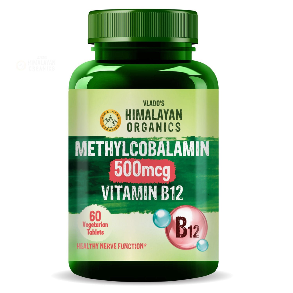 Himalayan Organics Methyl Cobalamin Vitamin B12 Tablets | Grocsy