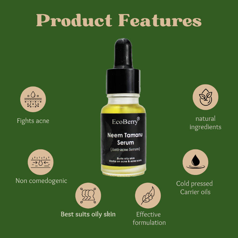 Ecoberry Neem Tamanu Serum | Grocsy