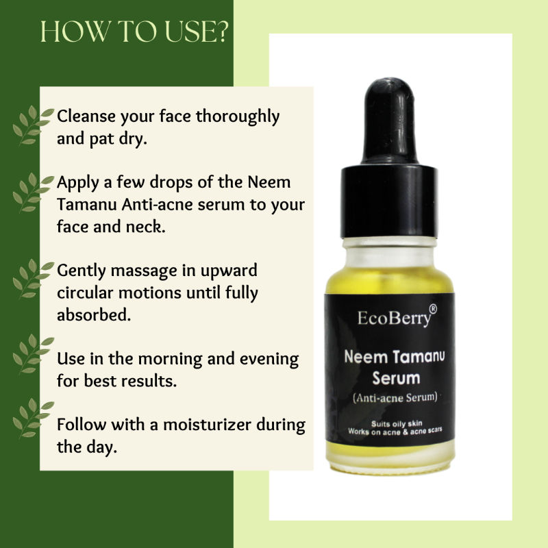Ecoberry Neem Tamanu Serum | Grocsy
