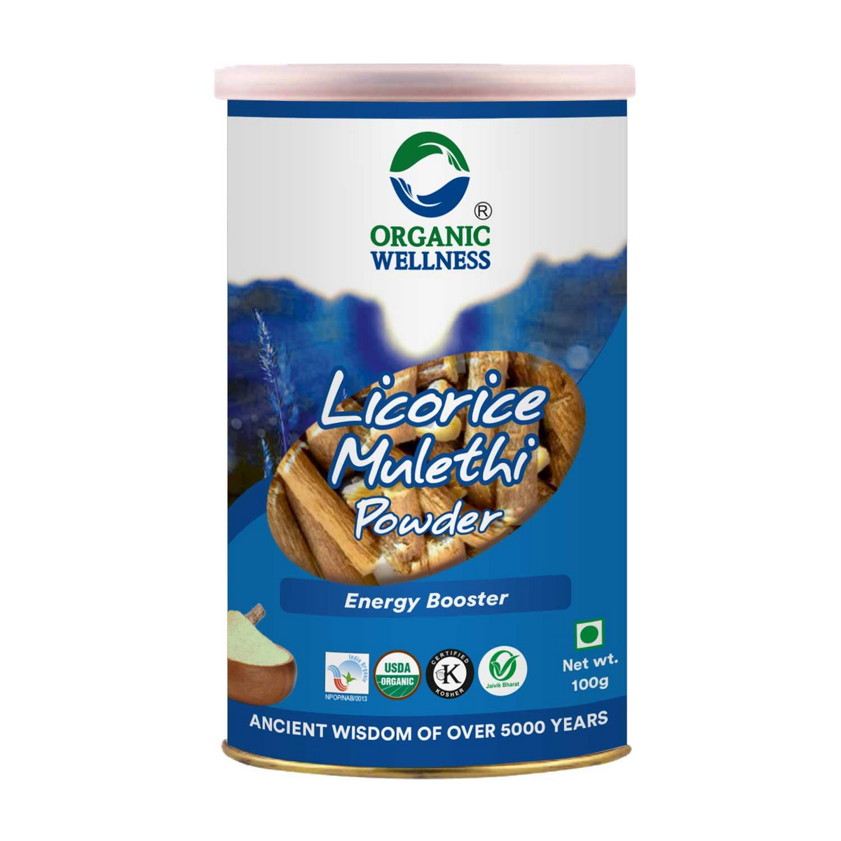 Organic Wellness Licorice Mulethi Powder | Grocsy