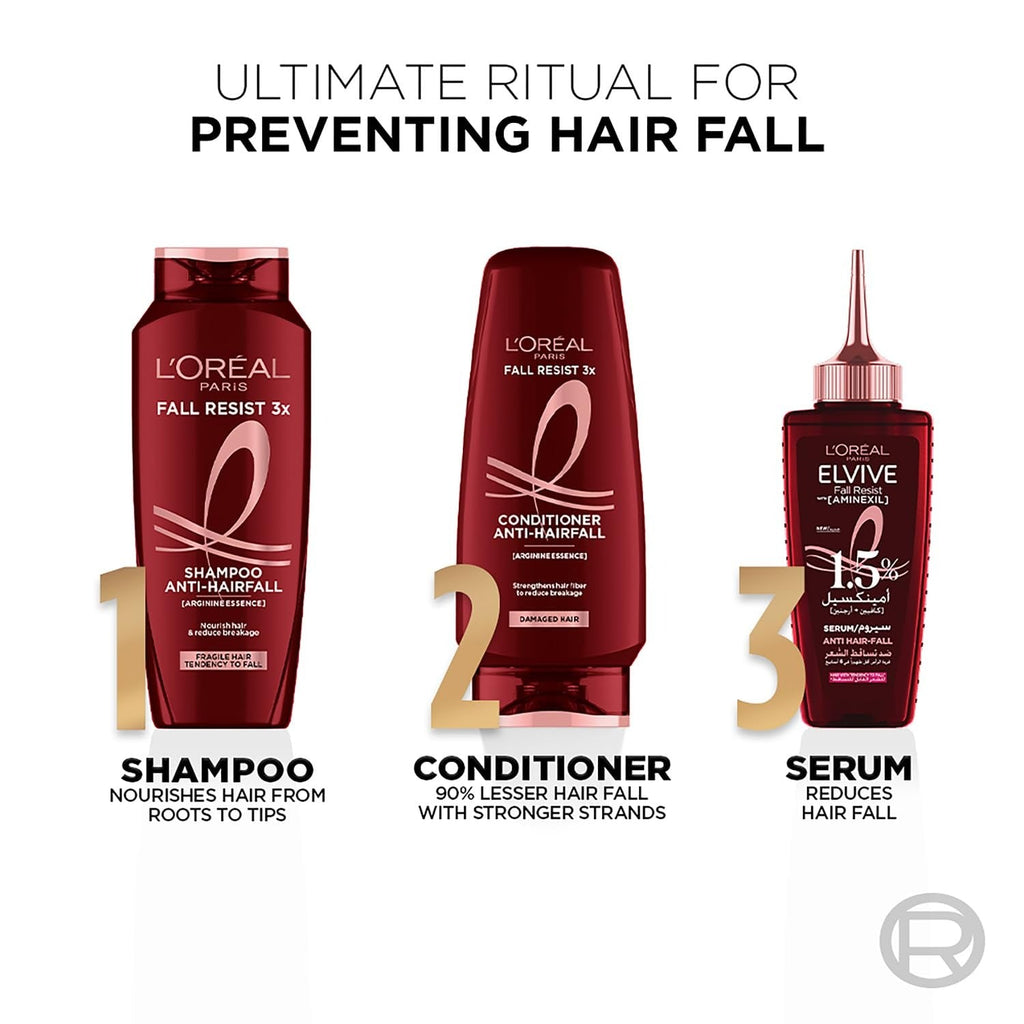 L'Oreal Paris Fall Resist 3X Anti-Hairfall Shampoo | Grocsy