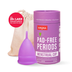 Sirona Reusable Menstrual Cup with Pouch | Grocsy