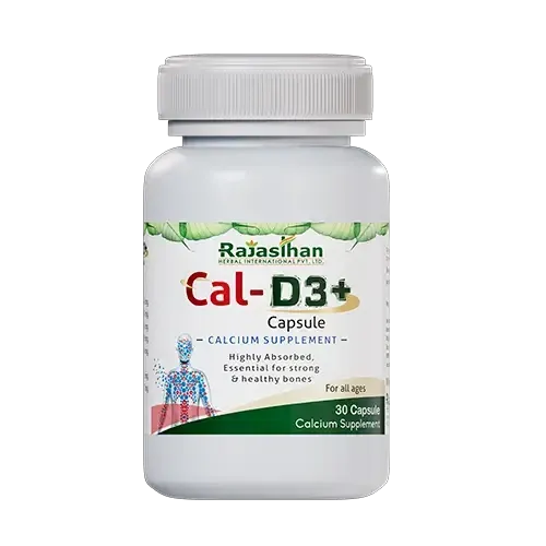 Rajasthan Herbals International Cal-D3+ Capsules | Grocsy