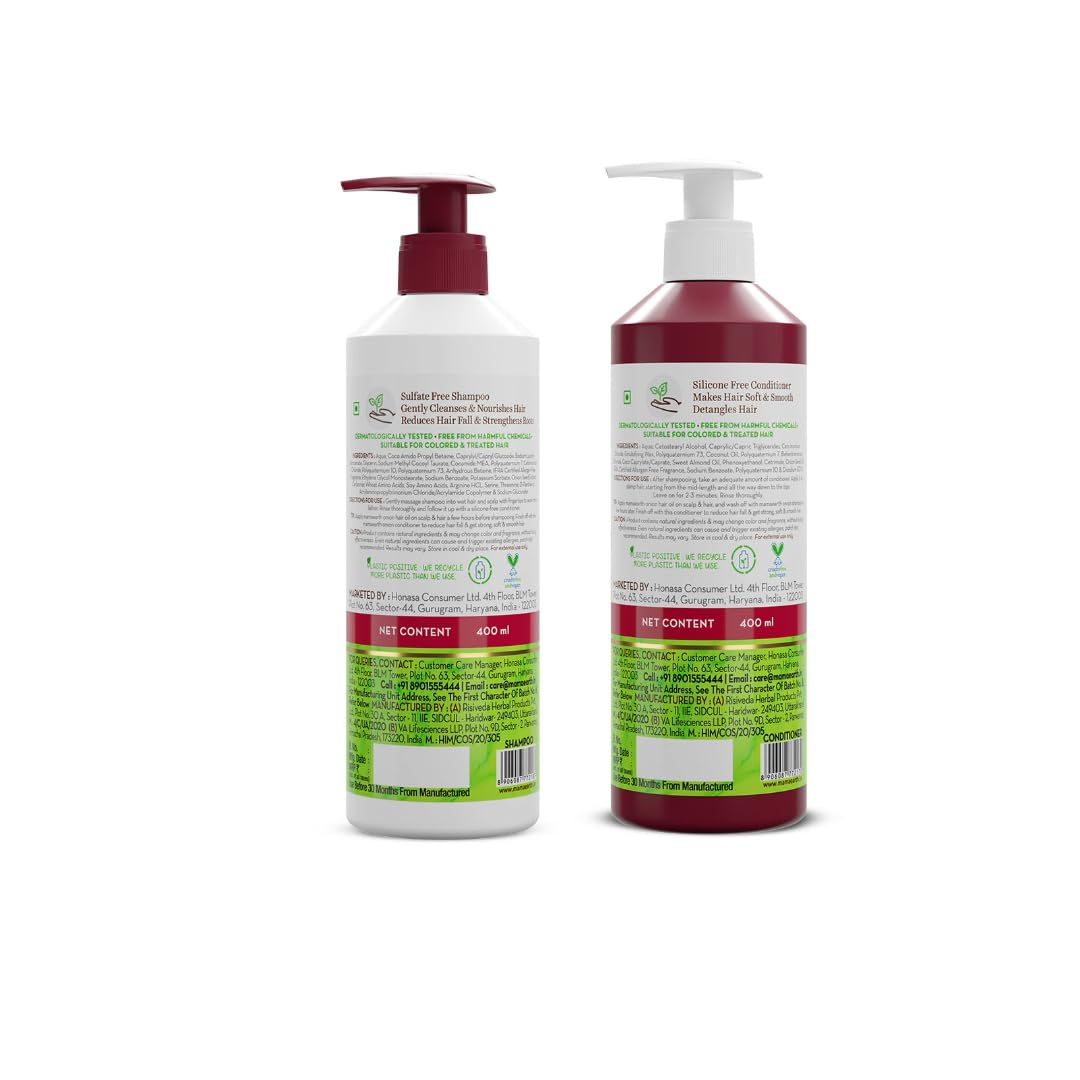 Mamaearth Onion Shampoo & Onion Conditioner For Hair Fall Control | Grocsy