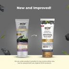 Wow Skin Science Charcoal + Glycolic Acid Detoxifying Face Wash for Oil Control + Gentle Exfoliation with Tea Tree & Aloe | Grocsy