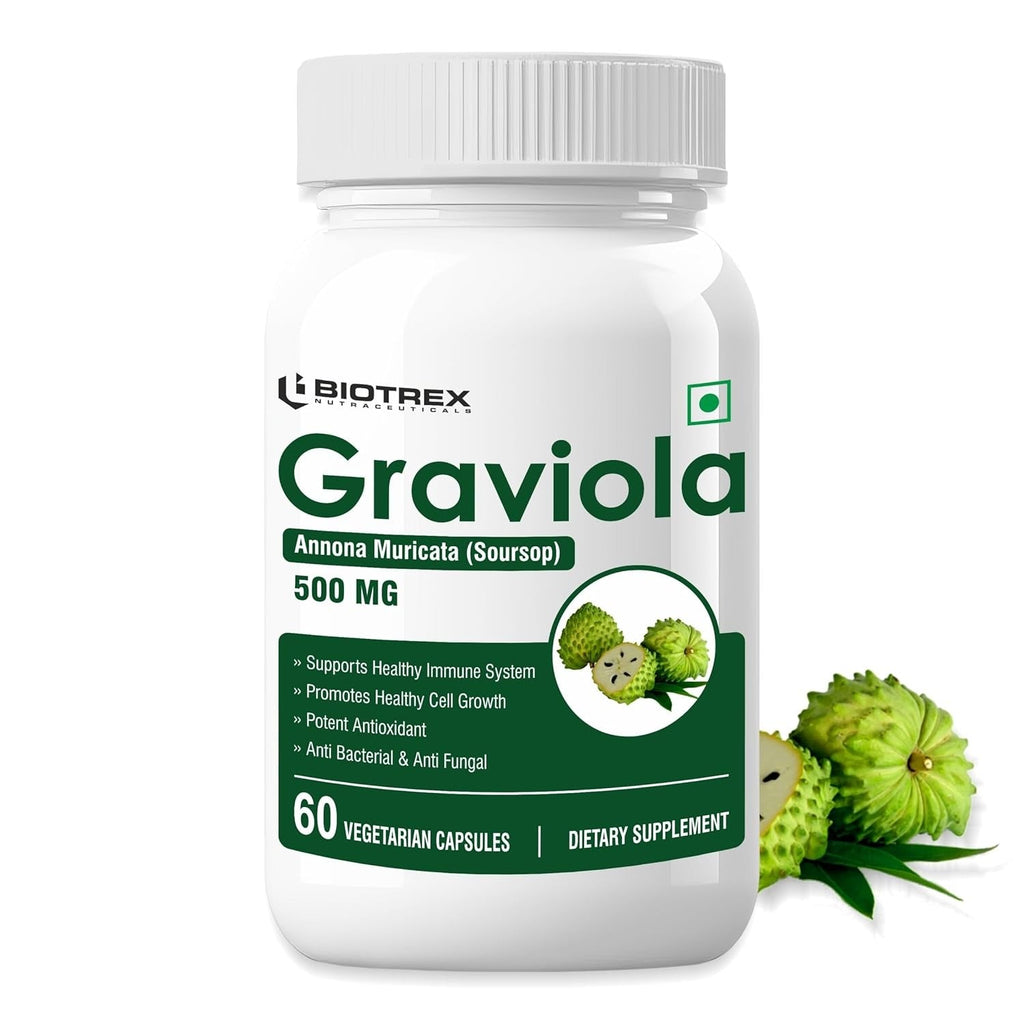 Biotrex Graviola 500mg Veg Capsules | Grocsy